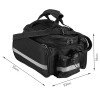 Alforge Impermeável para Bike – 18 Litros com Capa de Chuva